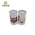 Coffee Tin Can Food Grade Certificate Metal Round Box for Instant Coffee Powder coffee bean